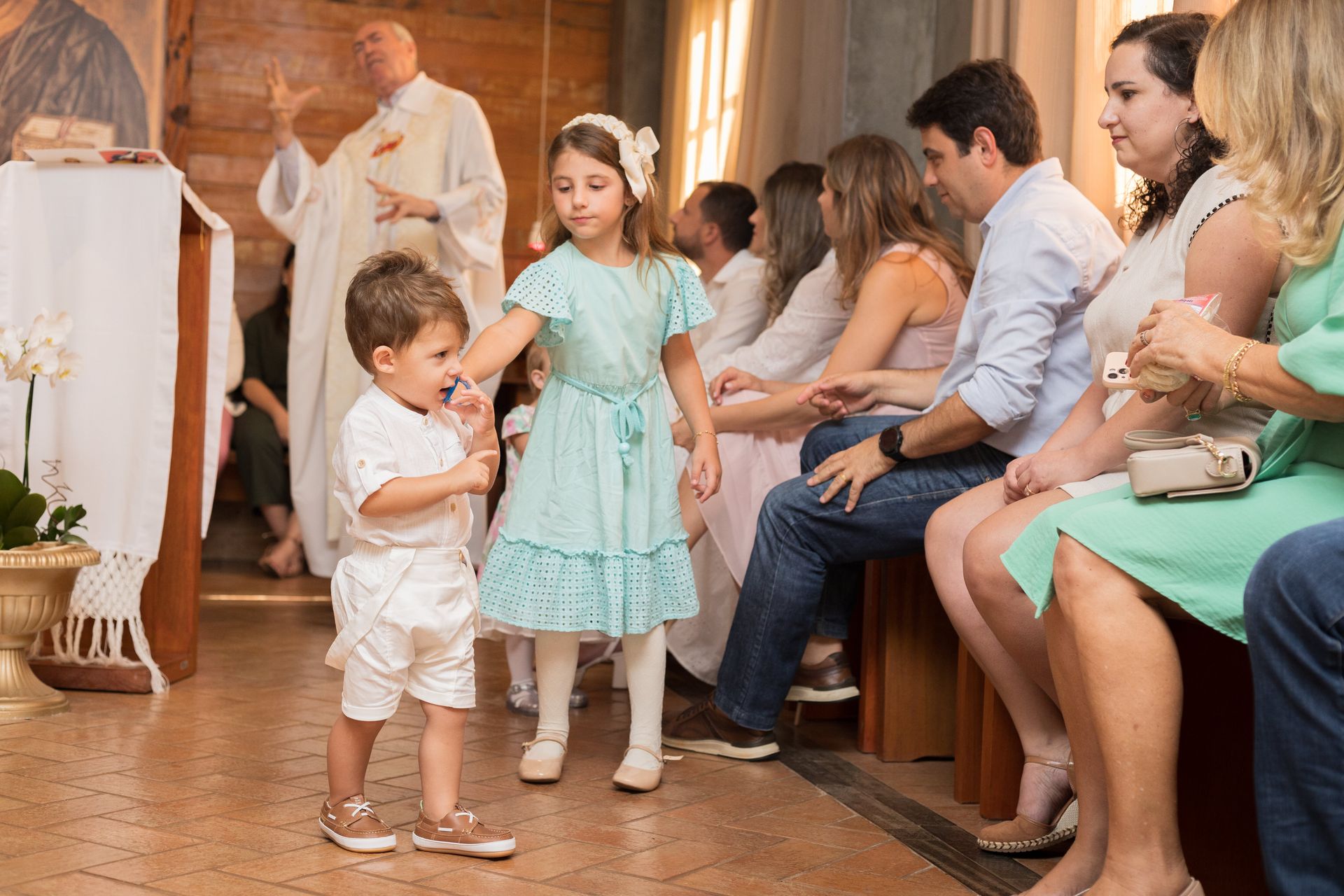 Batizado do Antônio - Mosteiro de Itaici - 2 - 10