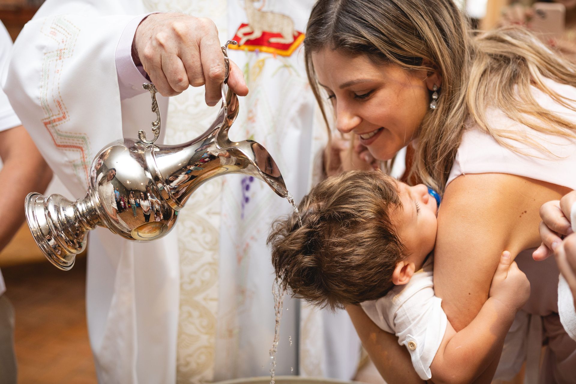 Batizado do Antônio - Mosteiro de Itaici - 2 - 20