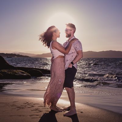 Ensaio Juliano & Ânela - Praia de Canajurê - Florianópolis/SC - 2 - 2