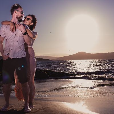 Ensaio Juliano & Ânela - Praia de Canajurê - Florianópolis/SC - 2 - 1