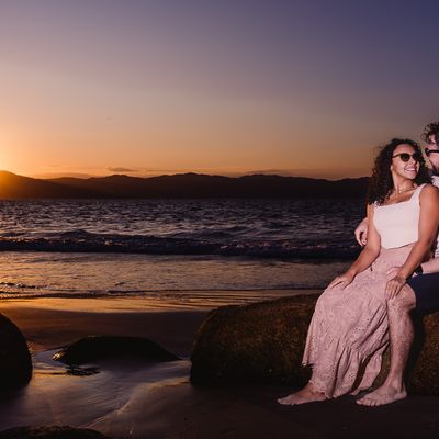 Ensaio Juliano & Ânela - Praia de Canajurê - Florianópolis/SC - 2 - 0