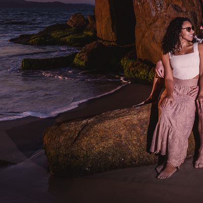 Ensaio Juliano & Ânela - Praia de Canajurê - Florianópolis/SC - 2 - 1