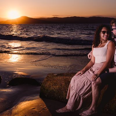 Ensaio Juliano & Ânela - Praia de Canajurê - Florianópolis/SC - 2 - 2