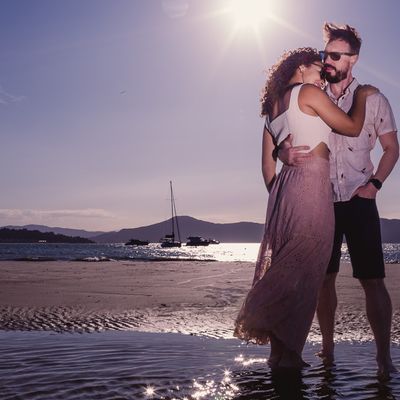 Ensaio Juliano & Ânela - Praia de Canajurê - Florianópolis/SC - 2 - 0