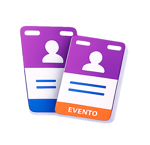 Crachás para eventos no RJ | Credenciais e cordões personalizados - Sidecard - 0