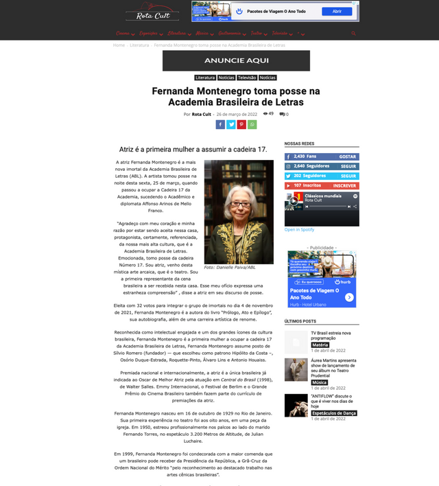 Fernanda Montenegro Roda Cult /fernanda-montenegro-roda-cult