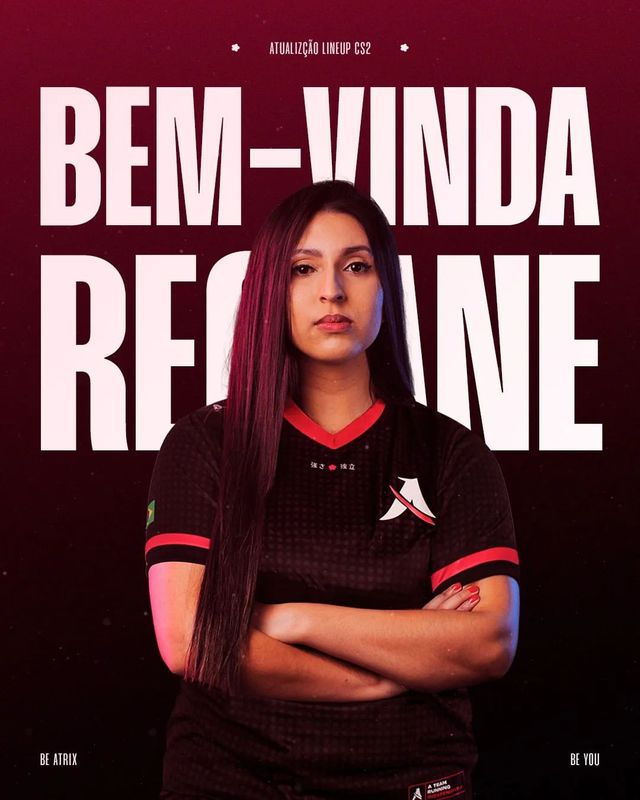 Atrix Esports anuncia atualização no Lineup, com a entrada de REGIANE no lugar de Mari /atrix-esports-anuncia-atualizacao-no-lineup-com-a-entrada-de-regiane-no-lugar-de-mari