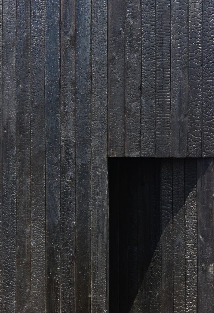 Madeira Carbonizada - a tradição Japonesa em projetos modernos - Shou Sugi Ban - 15