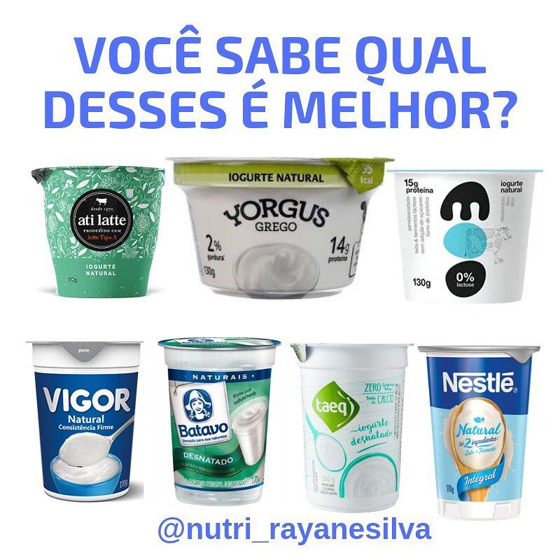 Como escolher o melhor iogurte? - 1