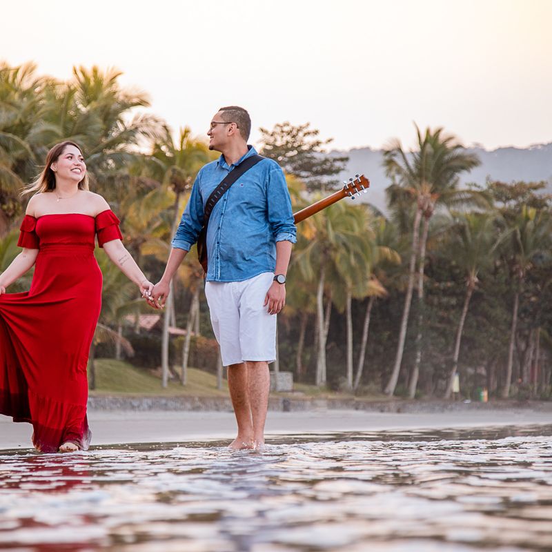 ENSAIO PRÉ-WEDDING NA PRAIA DO IPORANGA | JAQUELINE E GUSTAVO - 2 - 2