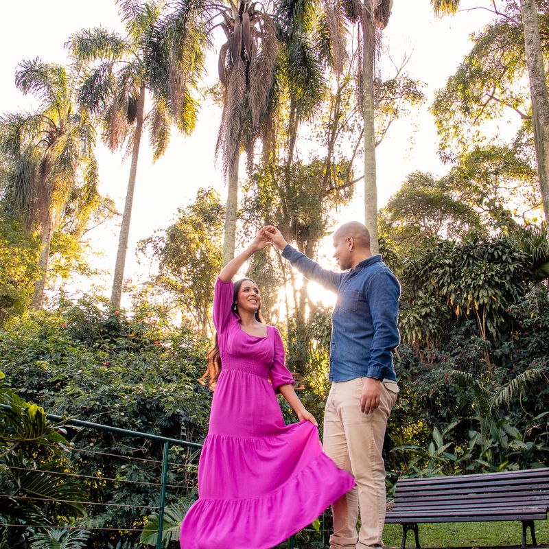 Ensaio Pré-Casamento no Jardim Botânico - SP - 2 - 0