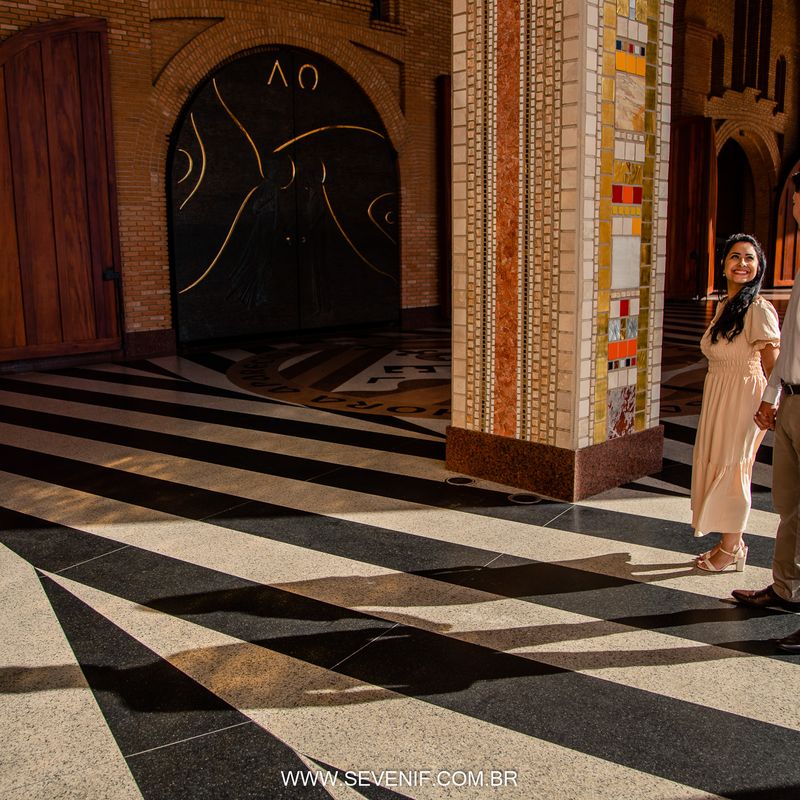 Ensaio Pré-Wedding no Santuário Nacional de Aparecida - Tayná e André - 2 - 0
