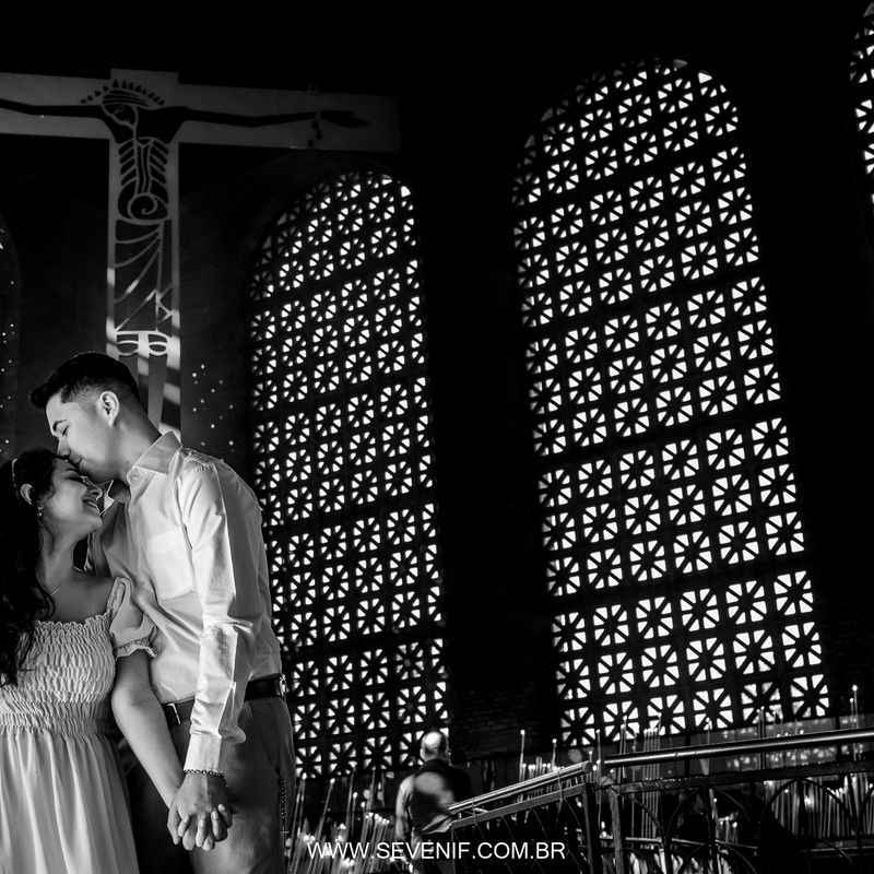 Ensaio Pré-Wedding no Santuário Nacional de Aparecida - Tayná e André - 2 - 2