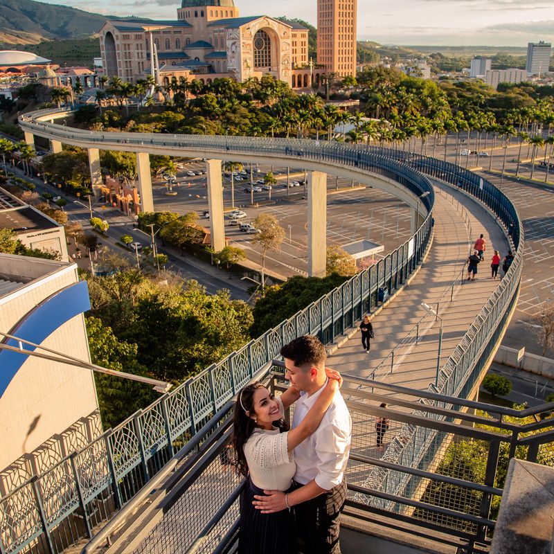 Ensaio Pré-Wedding no Santuário Nacional de Aparecida - Tayná e André - 2 - 2