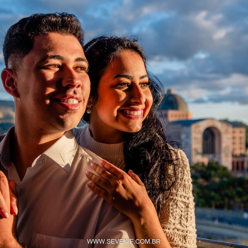 Ensaio Pré-Wedding no Santuário Nacional de Aparecida - Tayná e André - 2 - 1
