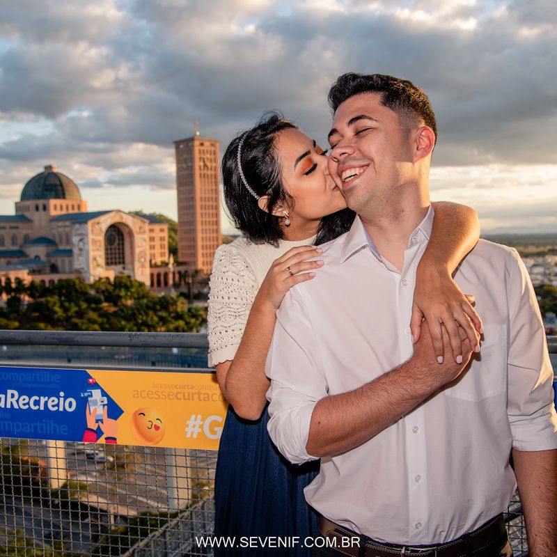 Ensaio Pré-Wedding no Santuário Nacional de Aparecida - Tayná e André - 2 - 0