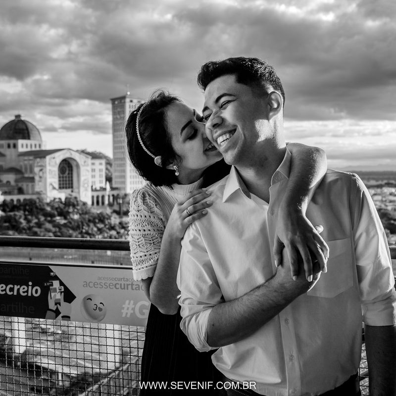 Ensaio Pré-Wedding no Santuário Nacional de Aparecida - Tayná e André - 2 - 1