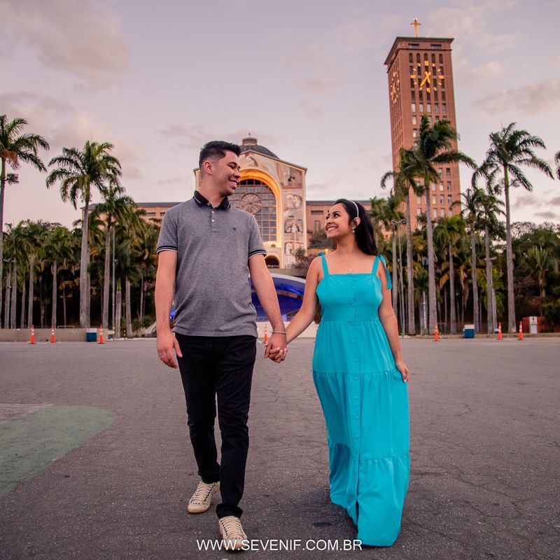 Ensaio Pré-Wedding no Santuário Nacional de Aparecida - Tayná e André - 2 - 2