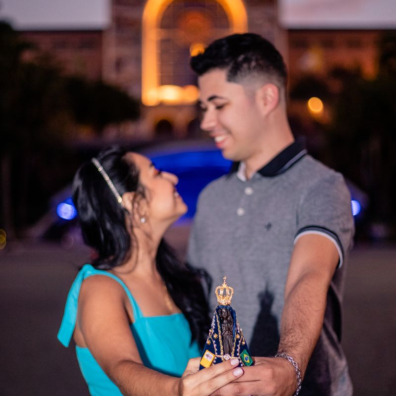 Ensaio Pré-Wedding no Santuário Nacional de Aparecida - Tayná e André - 2 - 1