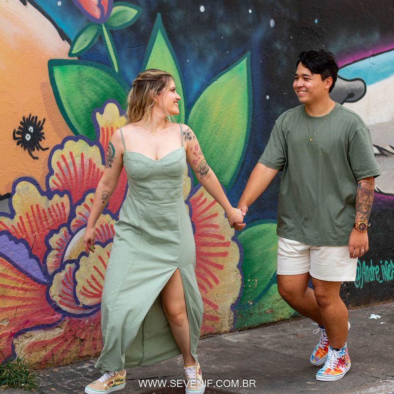 Ensaio Pré-Wedding em São Paulo: Julia e Yugo no Bairro da Liberdade - 2 - 2