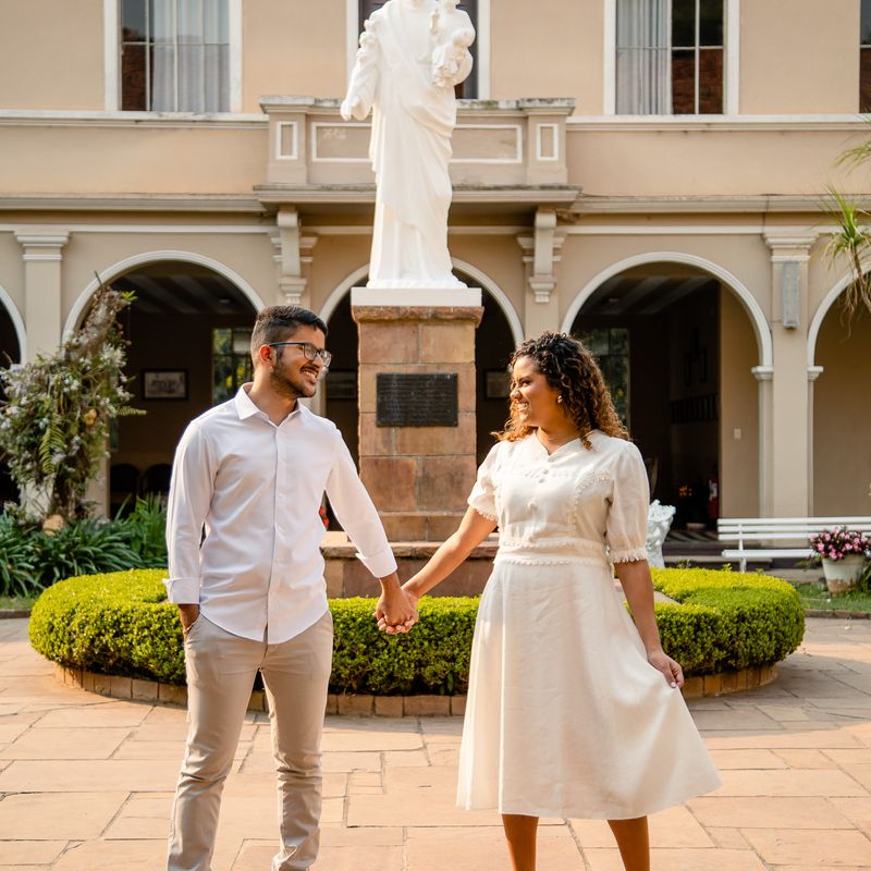 Ensaio Pré-Wedding de Andreza e Matheus no Centro Teresiano de São Roque - 2 - 2