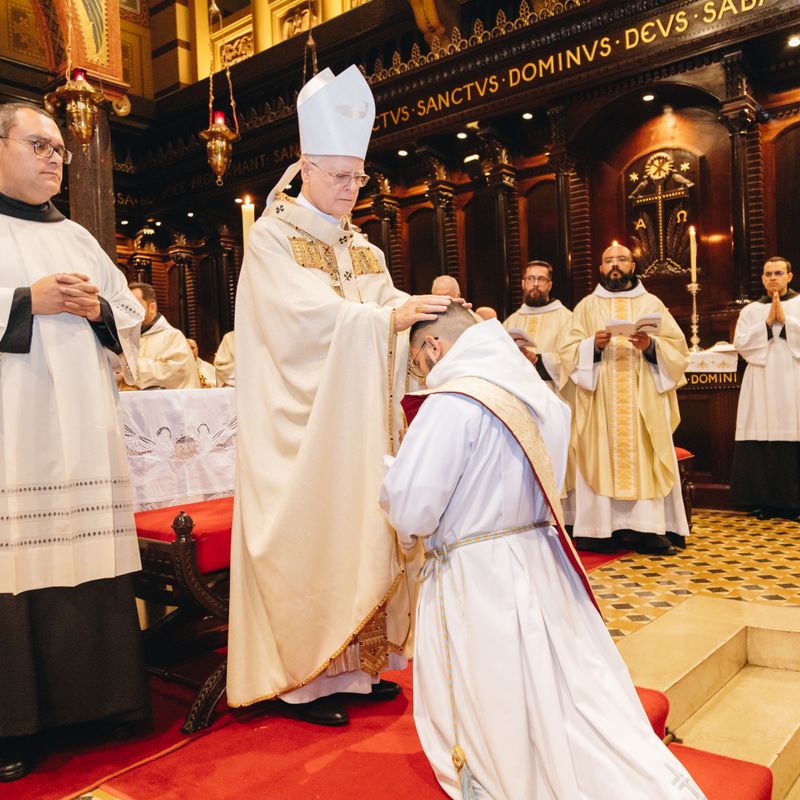 Ordenação Presbiteral dos Monges Beneditinos no Mosteiro de São Bento de São Paulo - 2 - 0