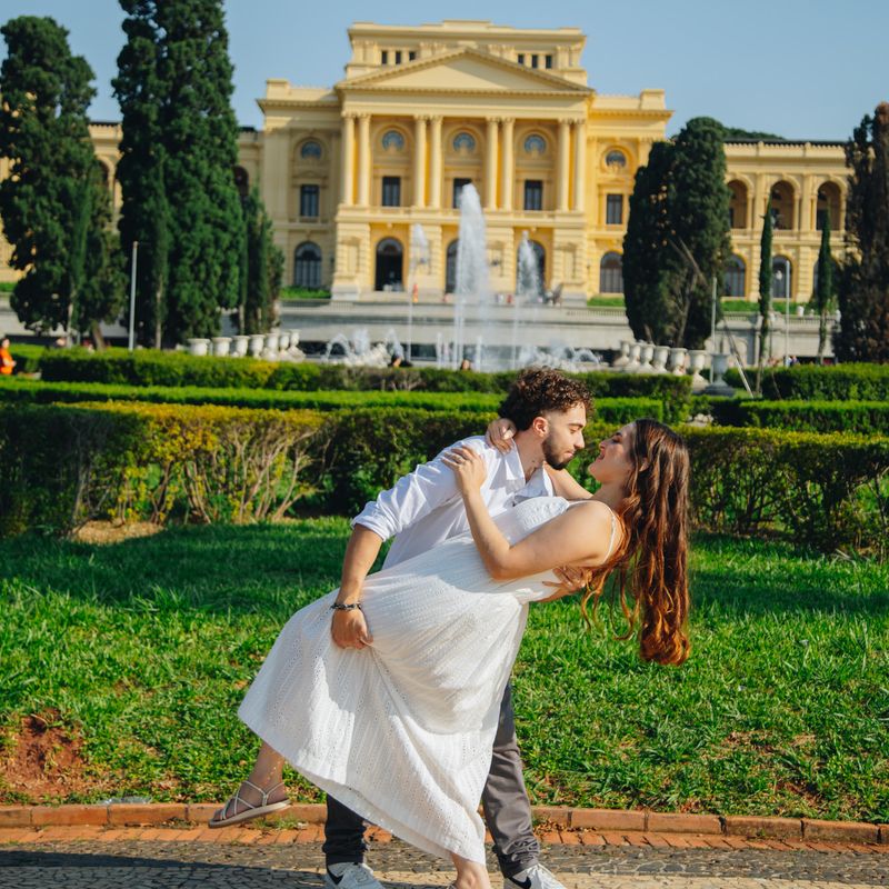 Ensaio Fotográfico Pré-Wedding Laysla & Deivid - Museu do Ipiranga - 2 - 1