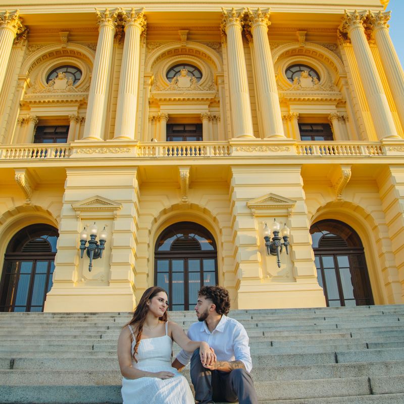 Ensaio Fotográfico Pré-Wedding Laysla & Deivid - Museu do Ipiranga - 2 - 1