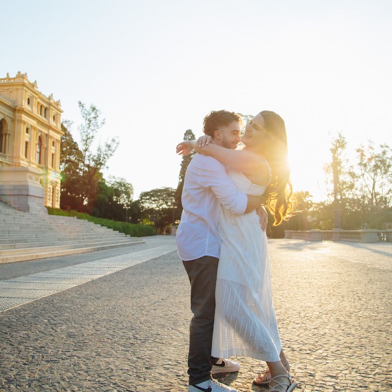 Ensaio Fotográfico Pré-Wedding Laysla & Deivid - Museu do Ipiranga - 2 - 1