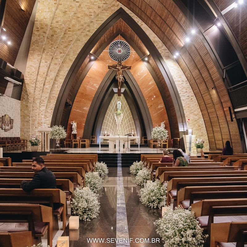 Casamento Tayná e André - Paróquia Nossa Senhora de Lourdes, Alphaville - SP - 2 - 2