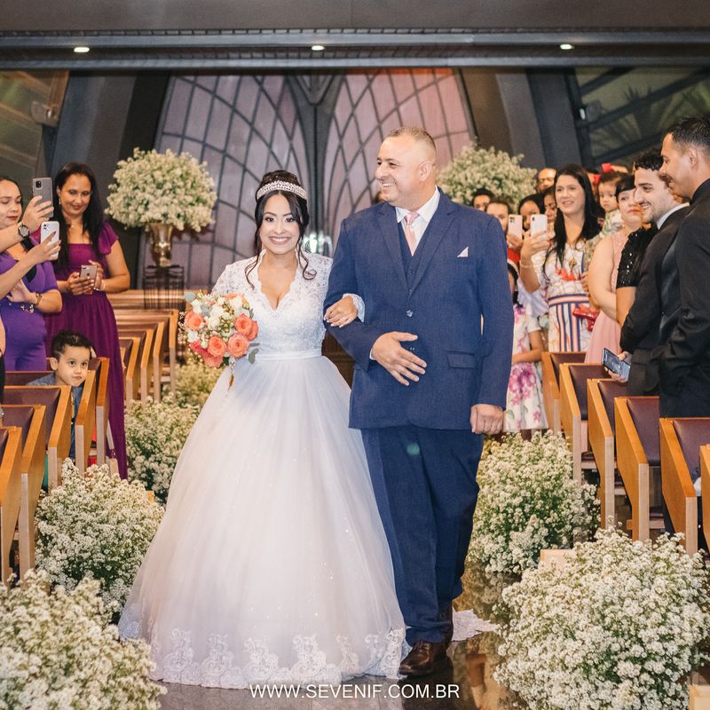 Casamento Tayná e André - Paróquia Nossa Senhora de Lourdes, Alphaville - SP - 2 - 1