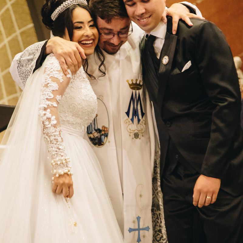 Casamento Tayná e André - Paróquia Nossa Senhora de Lourdes, Alphaville - SP - 2 - 2
