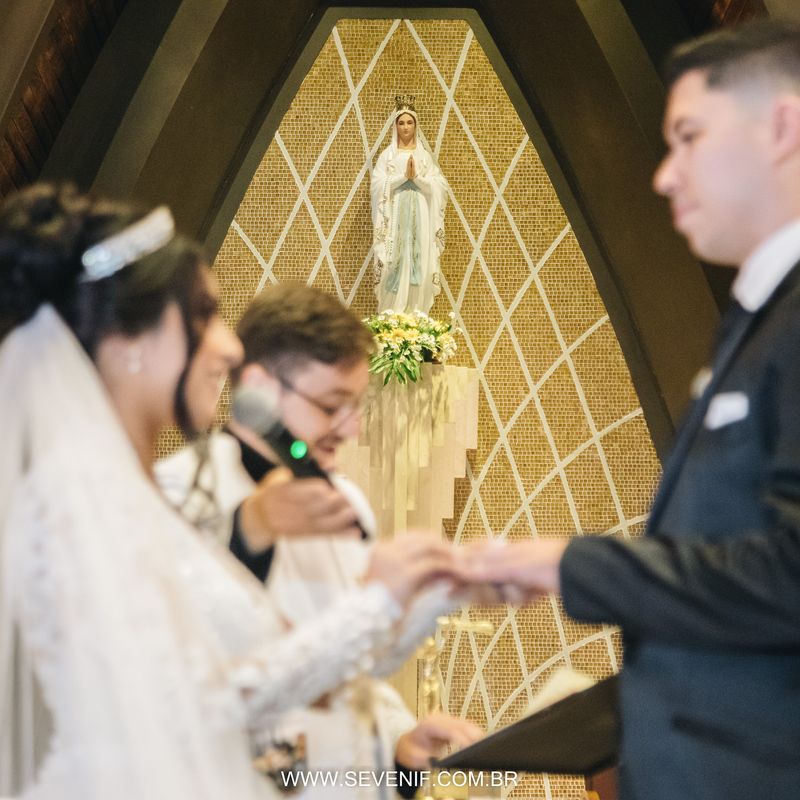 Casamento Tayná e André - Paróquia Nossa Senhora de Lourdes, Alphaville - SP - 2 - 0