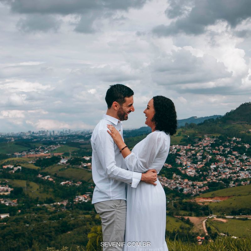 Ensaio Pré-Wedding de Andressa e Alexandre no alto do Morro do Capuava - 2 - 1