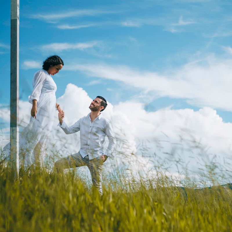 Ensaio Pré-Wedding de Andressa e Alexandre no alto do Morro do Capuava - 2 - 1