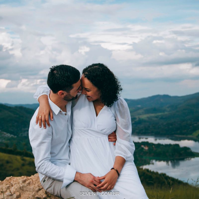 Ensaio Pré-Wedding de Andressa e Alexandre no alto do Morro do Capuava - 2 - 1