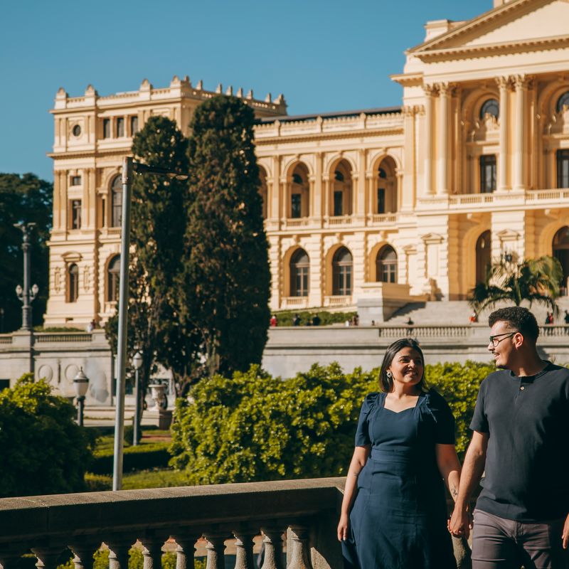 Ensaio Pré-Wedding de Esthefany e Mateus no Museu do Ipiranga – São Paulo - 2 - 0