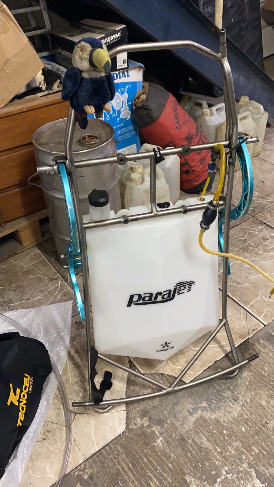 Viajando de avião com o paramotor - 4