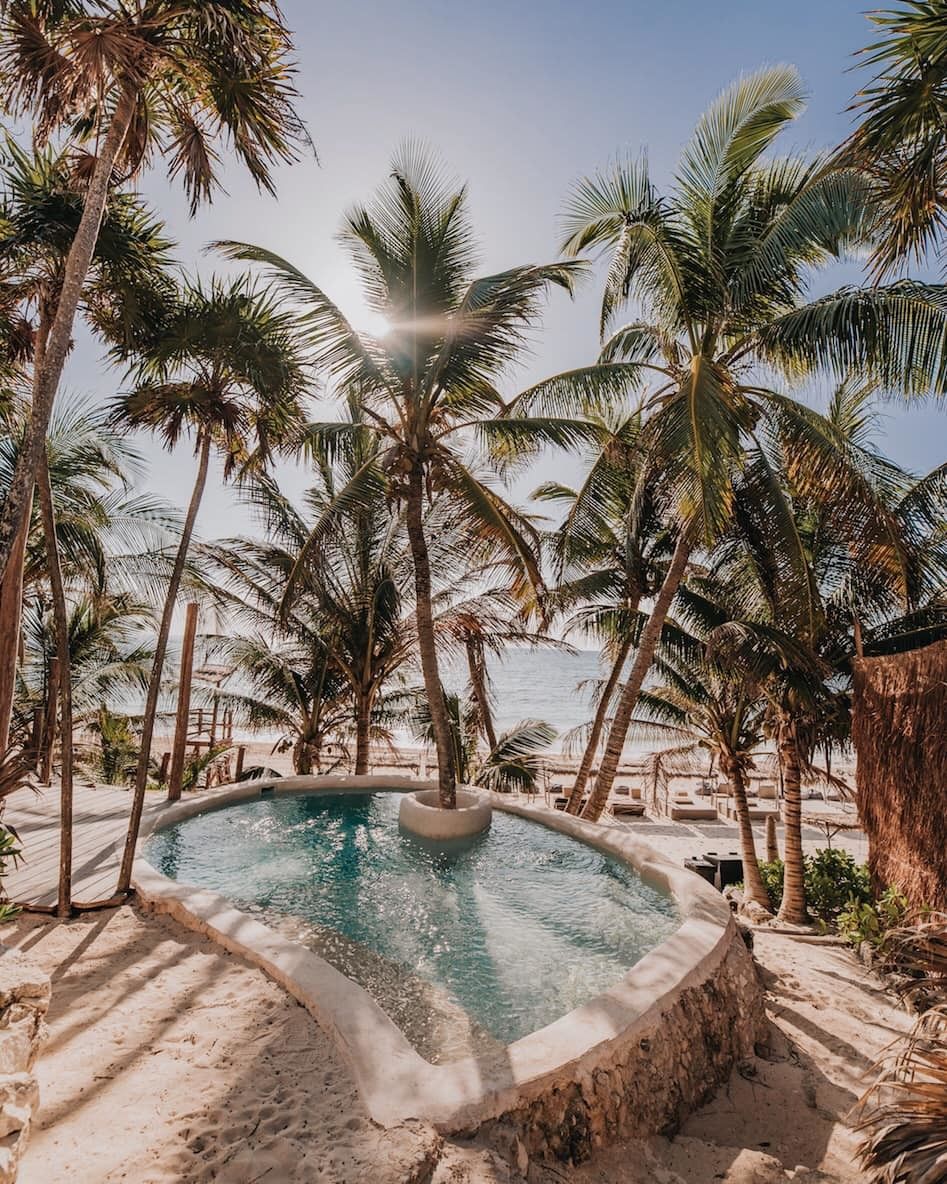 Piscina com acabamento em Chukum - 9